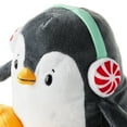 thumbnail image 4 of Hallmark Christmas Penguin Plush with Peppermint Ear Muffs, 8" H, 4 of 6