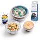 thumbnail image 1 of Tapas elásticas de silicona Stasher, paquete de 4, reutilizables para alimentos, 1 of 9