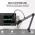 thumbnail image 4 of XLR Condenser Microphone, Aokeo Professional Cardioid Studio Mic Kit with mic Boom Arm, Shock Mount, Pop Filter for Recording, Podcasting, Voice Over, Streaming, Home Studio, YouTube, 4 of 8