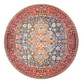 thumbnail image 3 of Unique Loom Timeless Collection Area Rug - James (7' 7" Round Navy Blue/Gold), 3 of 9