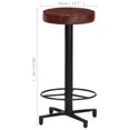 thumbnail image 4 of vidaXL Bar Stools 2 pcs 66 cm Real Leather, 4 of 5