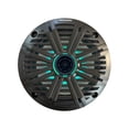 thumbnail image 3 of 4 Pair (QTY 8) of Kicker 6.5" 2-Way 195 Watts Max Power Coaxial Marine MultiColor LED Speakers with Charcoal Salt Water Grilles, 6.5" Marine Tower Dual Speaker Enclosures (2 Pair) - Black, 3 of 4