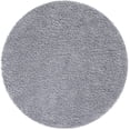 thumbnail image 3 of Unique Loom Davos Shag Collection Area Rug - Solid (10' Round Sterling), 3 of 7