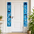 thumbnail image 4 of Yardvibe Happy Father's Day Banner, 70.86"x11.81" Blue Father Day Porch Signs, Father's Day Hanging Door Banner for Indoor Outdoor, Fathers Day Party Decoration Supplies (1Pairs), 4 of 8