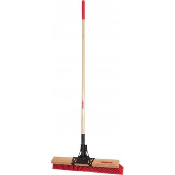 24 in. Multi-surface Broom, Red