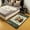 Brown Green, variant on Erosebridal Wild Wolf Rugs For Bedroom 6'6" x 4'11", Hunting Theme Living Room Decor, Brown Grid Room Decorative