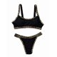 thumbnail image 4 of WILLBEST Traje de Baño de Manga Larga Para Mujer, Conjunto de Tankini Para Playa, Traje de Baño de Punto, Traje de Baño Separado de Verano Con Sombrero A Juego, Traje de Baño Informal, 4 of 5