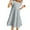 1-Light Gray268, variant on Kiijoy Girls Polka Dots Short Sleeve Dress Summer Casual A-Line Dress, Sizes 6-15