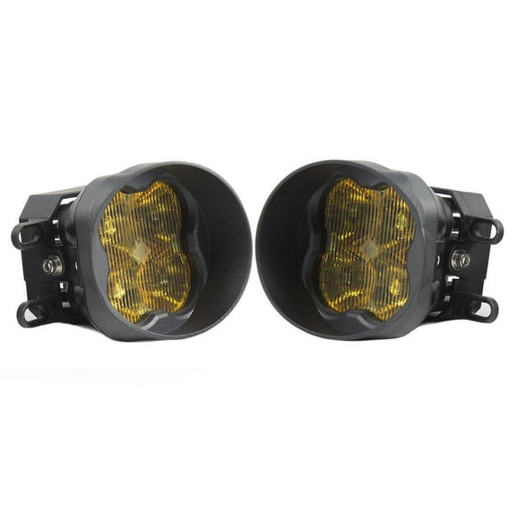 Diode Dynamics Driving/Fog Light DD6997 Driving/Fog Light; Stage Series Sport; LED Bulb; Yellow Luxeon Z ES LED Bulb; 3 Inch Round; 14.5 Watt Bulbs; 1.1 AMP Draw At 12.8 Volt; SAE Fog/Wide Beam