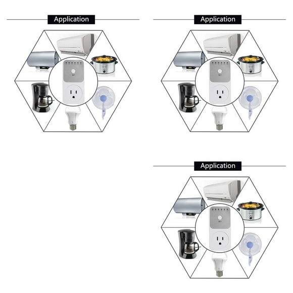 Naiovety Temporizador profesional de 10Hr, interruptor de cuenta atrás, Control inteligente, enchufe enchufable, salida automática, dispositivo Type1 Naiovety CBP075076
