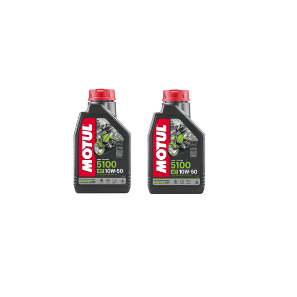 ACEITE TECHNOSYNTHESE MOTOCICLETA KIT 2 LITROS MOTUL 5100 SAE 10W50