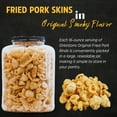 thumbnail image 2 of (2) Original Premium Fried Pork Rinds, 16oz Resealable Jar Crunchy Chicharrones High Protein Low Carb Alternative Crackling Savory Snacks, 2 of 7