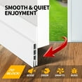 thumbnail image 2 of propuri Door Draft Stopper Insulator Door Sweep Weather Stripping Noise Stopper,2 Pack White, 2 of 5
