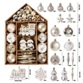 thumbnail image 2 of 70PCS Christmas Ball Ornaments Set – Shatterproof Xmas Tree Hanging Decorations, Assorted Painted & Electroplated Christmas Balls, Holiday Tree Ornaments for Indoor Outdoor Christmas Party Home Décor, 2 of 8