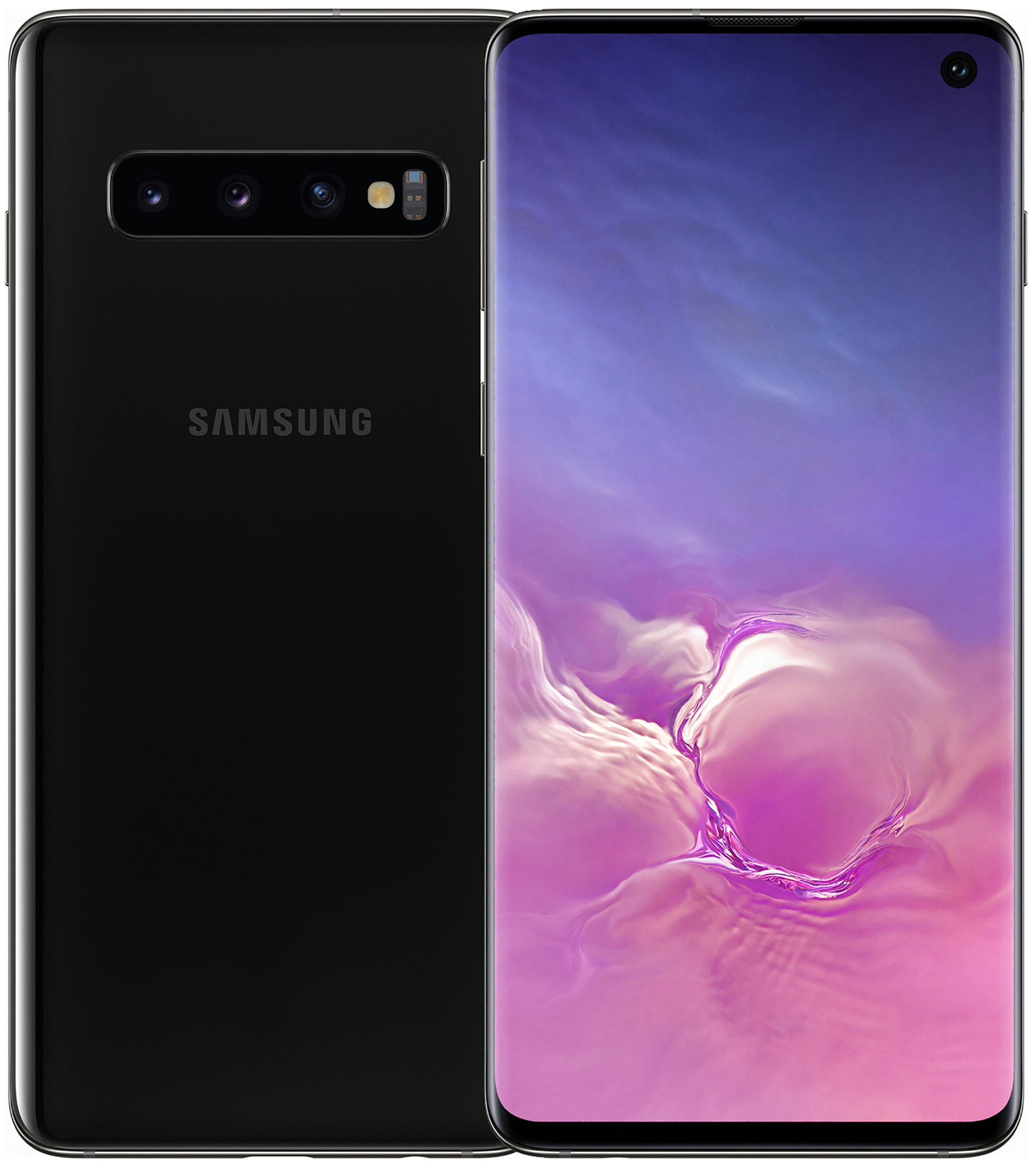 SAMSUNG Galaxy S10 G973, 128GB, GSM Unlocked Dual SIM – Black - image 2 of 6