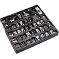 thumbnail image 2 of Kit de prensatelas multifuncionales para máquina de coser, piezas de prensatelas para dobladillos para máquina de coser doméstica, accesorios para Brother Singer, juego de 42 piezas, 2 of 5