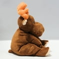 thumbnail image 2 of Ty Pluffies - Lumpy the Brown Moose - Stuffed Animal, 2 of 6
