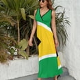 thumbnail image 6 of Guyana Flag Sleeveless Dress Summer Women Clothes Dress for Pregnant Women Dresses, 6 of 9