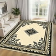 thumbnail image 4 of 1PC Vintage Style Regional Carpet Local Carpet, Lightweight Washable Easy-to-Manage Carpet Mat Festival Gift, Suitable for Living Room, Bedroom, Dining Room, Office, Hallway, Room Accessories, 4 of 8