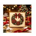 thumbnail image 3 of DIY Christmas Pearl Diamond Painting Art Kit, Christmas Pearl Beads Art Craft for Adults Beginner, Gemstone Diamond Dots Beads, Healing Stress-Relieving, 3 of 4
