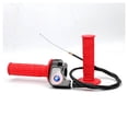 thumbnail image 3 of Colaxi Twist Throttle Cable Stainless Steel Silicone Handle Assembly Fit for 150cc-250cc , Red, 3 of 6