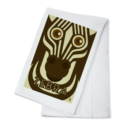 

Zoo Faces Zebra (100% Cotton Tea Towel Decorative Hand Towel Kitchen and Home)