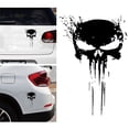 thumbnail image 3 of Punisher Skull Type Vinyl Car Decals Stickers Motorcycles Decoration, 3 of 7