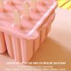 thumbnail image 3 of Moldes para Paletas de Hielo de 100 ml, 12 Cavidades Moldes de Silicona para Paletas, Reutilizable y Seguros para Alimentos, Sin BPA, para Niños y Familias, con Cepillo y Embudo, 100 Piezas Palos., 3 of 4