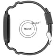 thumbnail image 2 of IFRINID TPU Replacement Band for Fitbit Air, Transparent Soft Waterproof Wristband, Adjustable Sport Watch Strap for Fitbit Air, 2 of 7