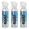 Boost Oxygen Natural Portable 5 Liter Pure Canned Oxygen Canister, Peppermint (3 Pack)