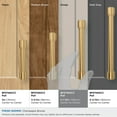 thumbnail image 4 of Amerock Faircrest 5-1/16 inch (128mm) Center-to-Center Champagne Bronze Cabinet Pull, 4 of 7