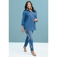 thumbnail image 5 of Roaman's Women's Plus Size Olivia Denim Big Shirt, 5 of 5
