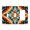 Combination with Toggle Openings, variant on 3-Gang Double Toggle Duplex Switch Wall Plate, Receptacle Polycarbonate Cover, Aztec Baja Southwest Native Western Art Print
