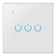 thumbnail image 4 of Tuya Wifi Smart Switch Touch Light Switch Zero Fire Line 3 Switch, 4 of 5