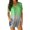 Green, variant on WREESH Women's 2025 Summer T-Shirts Fashion Casual Short Sleeve Camis with Gradient V-Neck Sky Blue
