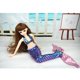 thumbnail image 4 of de sirena de muñeca popular, de con para 1/4 BJD, accesorios de muñeca, para Yotijar traje de baño de cola de sirena, 4 of 9