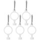 thumbnail image 1 of 5Pcs Flag Pole Clips Mounting Rings with Clips Flagpole Rings Rotating Flag Mounting Rings, 1 of 4