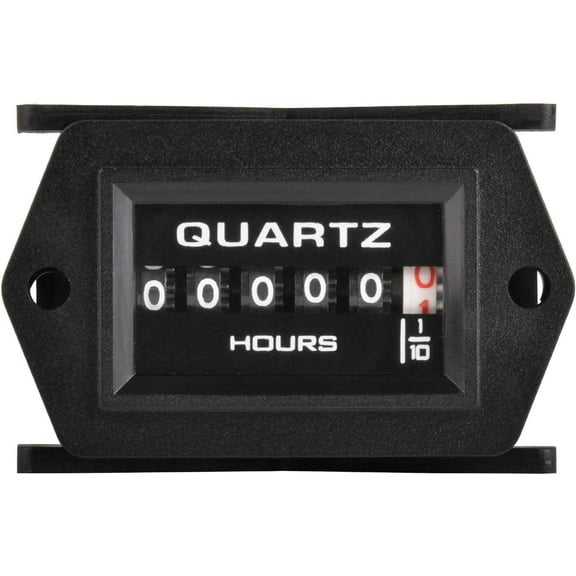 Runleader AC/DC 8V to 80V Powered Mechanical Hour Meter TOT tracking for ZTR Lawn Mower Data Storage