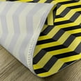thumbnail image 5 of Ambesonne Yellow Chevron Place Mats Set of 4, Warning Sign Image, Standard Size, Black Yellow, 5 of 6