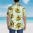thumbnail image 6 of Daiia Avocado Doing Sport Hawaiian Shirt for Men Gentle Cotton Regular Short Sleeve Casual-Small, 6 of 9