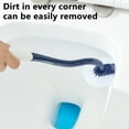 thumbnail image 3 of Vggrvlo Toilet Brush Bathroom Deep Cleaning Toilet Cleaner Scrubber with Solid Handle and Durable Bristles Drip-Proof RV Toilet Brush Suitable for Various Usage scenarios., 3 of 6