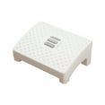 thumbnail image 1 of Reposapiés con superficie de masaje Taburete ergonómico para pies debajo del escritorio Reposapiés c Meterk Blanco, 1 of 7