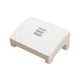 thumbnail image 1 of Reposapiés con superficie de masaje Taburete ergonómico para pies debajo del escritorio MABOTO Blanco, 1 of 7