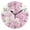 Black, variant on Pinkish Unicorns Clouds with Hearts Round Wall Clock Silent Analog Battery Operated Black Pointer Home Decor 9.84" Diameter