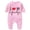 Pink, variant on Riecok Unisex Newborn Baby Summer Short Sleeve Cotton Thin Lightweight Breathable Soft Comfortable Fruit Print 0-18 Months Black 9 M