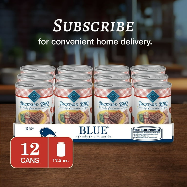 Blue Buffalo Family Favorite Recipes Backyard BBQ Canned Dog Food Blue Buffalo Family Favorite Recipes Backyard BBQ Canned Dog Food