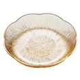 thumbnail image 4 of jifeng Fruit Plate Multifunctional Fruit Holder for Fruit Dessert Snack Transparent gold, 4 of 8