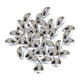 thumbnail image 4 of 50 cuchillas de pesca, kit para hacer señuelos de pesca, herramienta compacta y práctica para hacer aparejos. Plata 17mm, 4 of 9