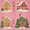 Pink Christmas House, variant on FORMRS 1-Subject Spiral Notebook 8" x 5" College Ruled 60 Refillable Sheet, Beige Deer