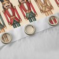 thumbnail image 4 of jejeloiu Happy New Year Curtains Pack of 2 (42x84 Each),Red Brown Curtains Blackout,Christmas Nutcraker Soldier Bedroom Curtains For Teens,Ultra Soft Home Decor, 4 of 6